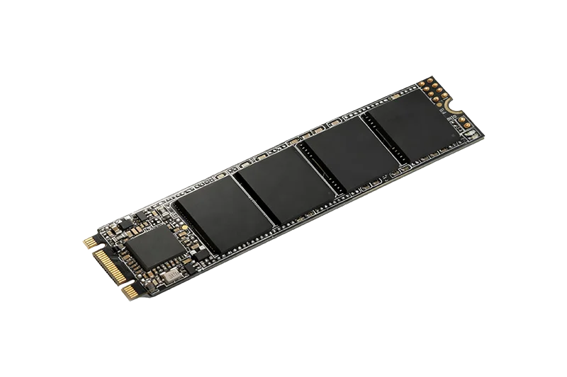 Industrial-Grade M.2 NGFF 2280 SATA 3.2 Solid-State Drive (Dramless)